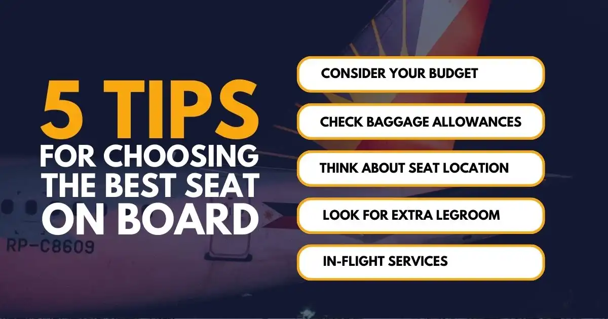5 Tips for Choosing the Best Seat on Board