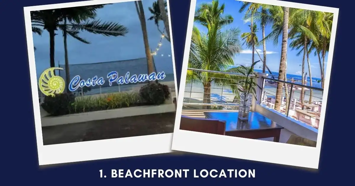 Beachfront Location