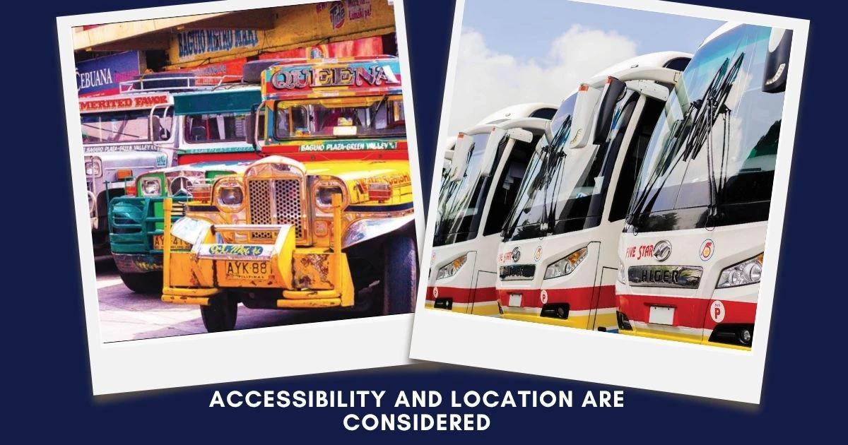 Accessibility and Location Are Considered