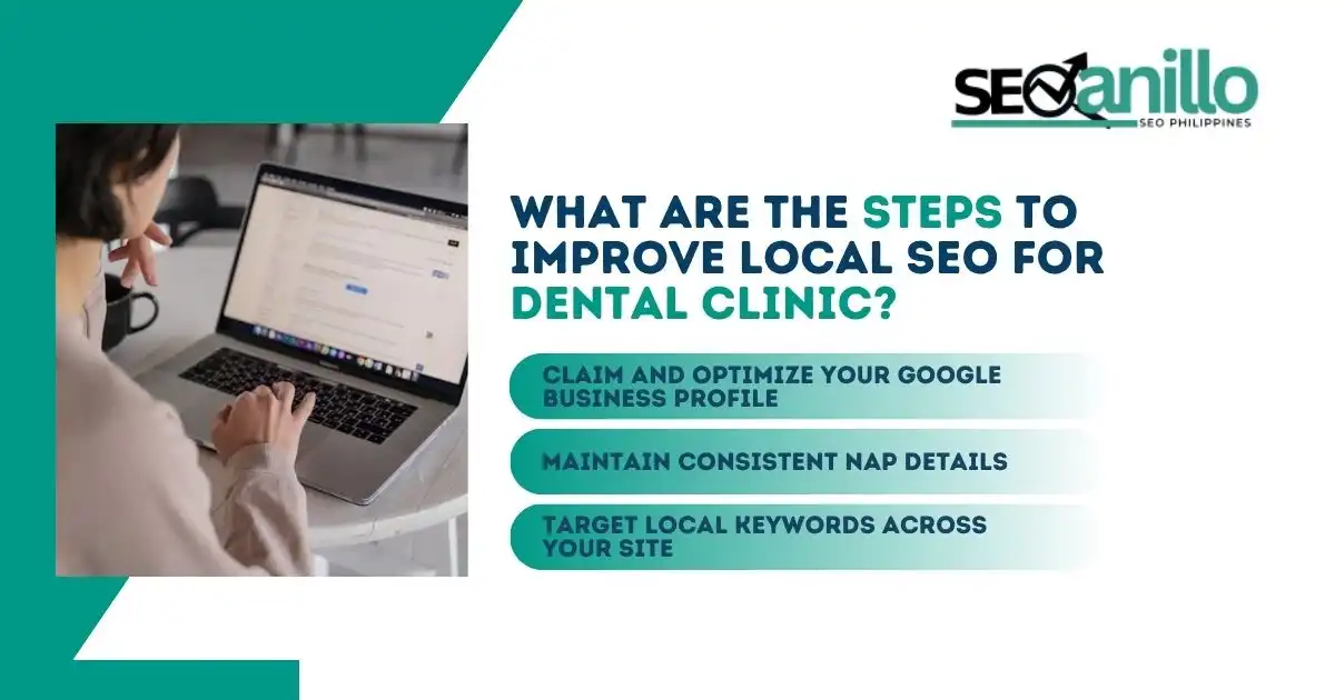 Claim and Optimize Your Google Business Profile, Maintain Consistent NAP Details and Target Local Keywords Across Your Site