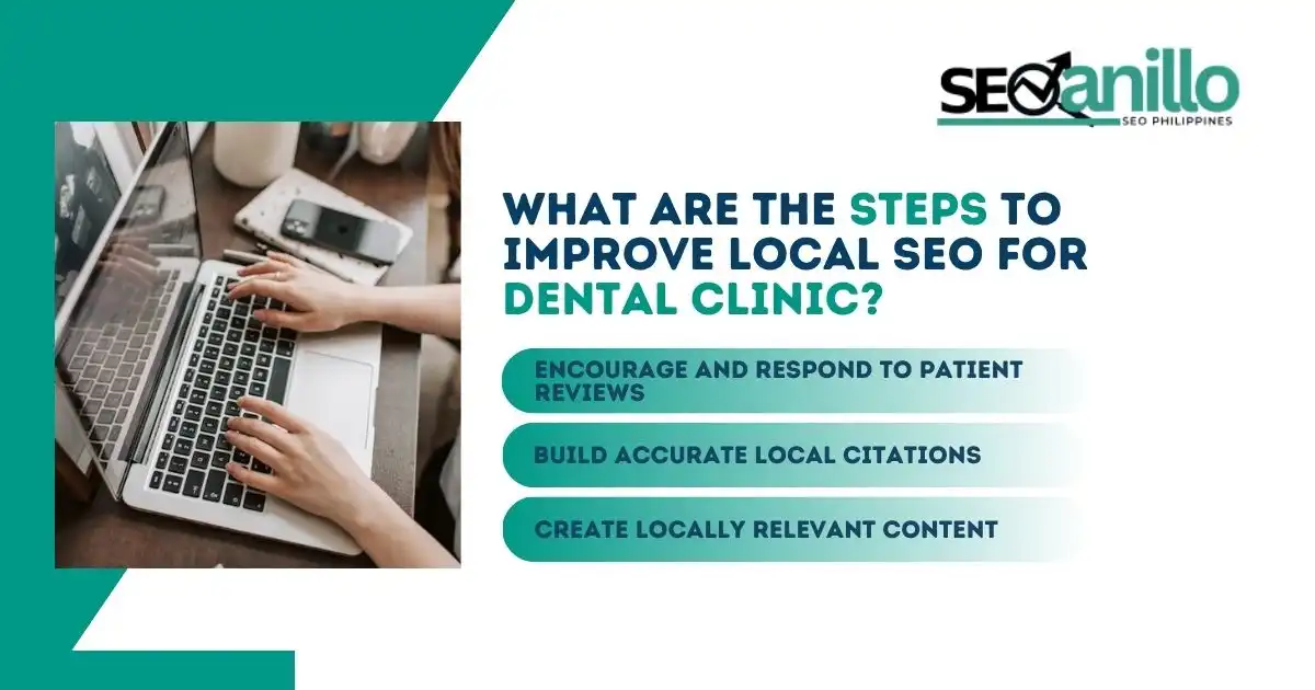 Encourage and Respond to Patient Reviews, Build Accurate Local Citations and Create Locally Relevant Content