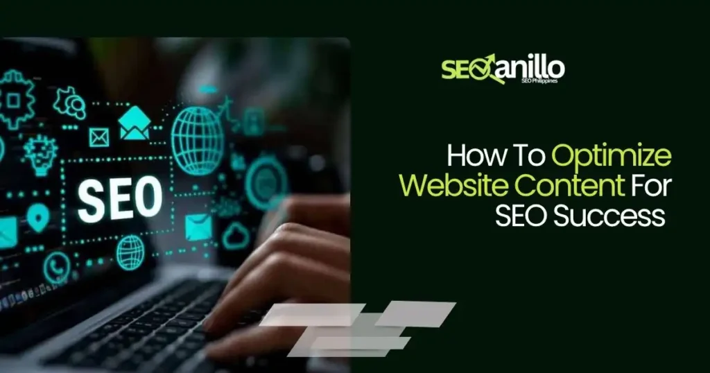 How to optimize website content for SEO success with SEO tools and technology.