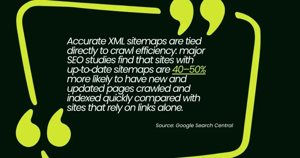 Visualization of robots txt and sitemap xml with Google Search Central data and stats.