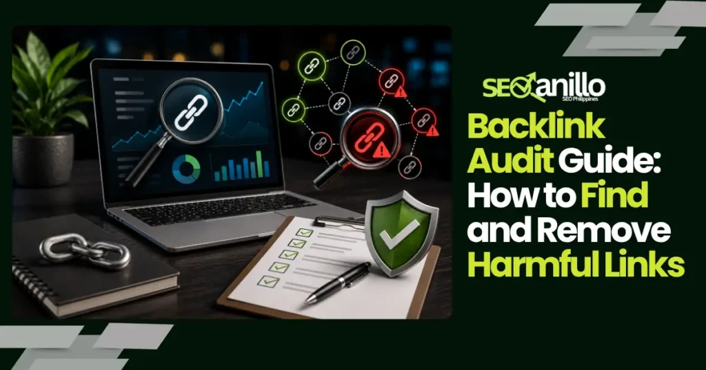 Backlink audit guide with SEO tools for identifying and removing harmful links
